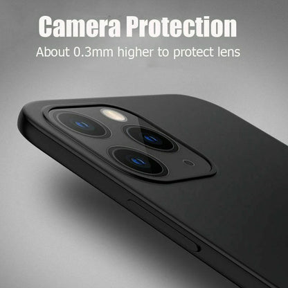 For iPhone 16 15 14 17 Pro Max 13 12 Slim Matte Hard Ultra-thin Phone Case Cover