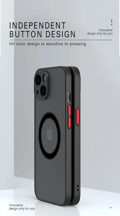 For iPhone 17 16 15 14 13 12 11 Pro Max Case Mag Safe Magnetic Camera Lens Cover