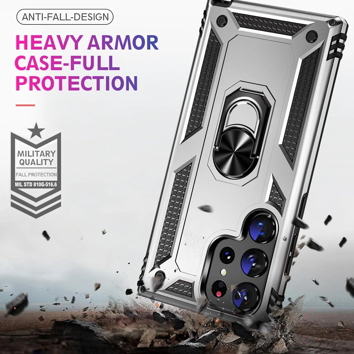 For Samsung Galaxy S25 Ultra S24 S23 FE S22 S21 S20 Case Phone Cover /W Screen