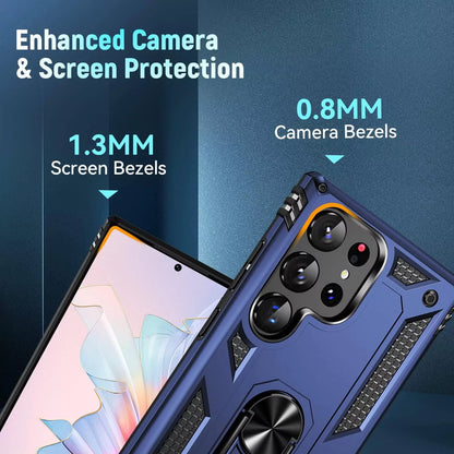 For Samsung Galaxy S25 Ultra S24 S23 S22 S21 FE Case Phone Cover + Screen Glass