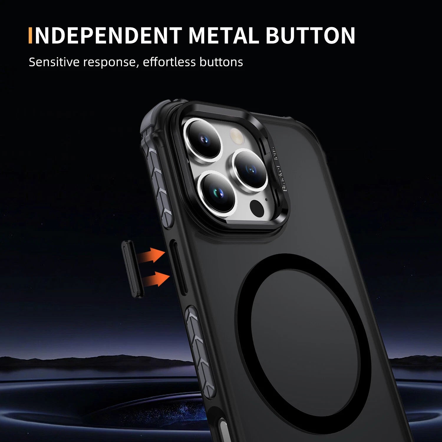 Shockproof Camera Stand Mag Safe Case For iPhone 17 16 15 14 Plus 13 12 Pro Max