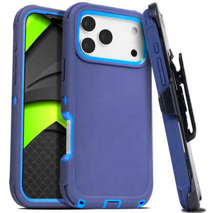 For iPhone 17 Air 16 15 14 Plus Pro Max Case Shockproof Rugged Heavy Duty Clip