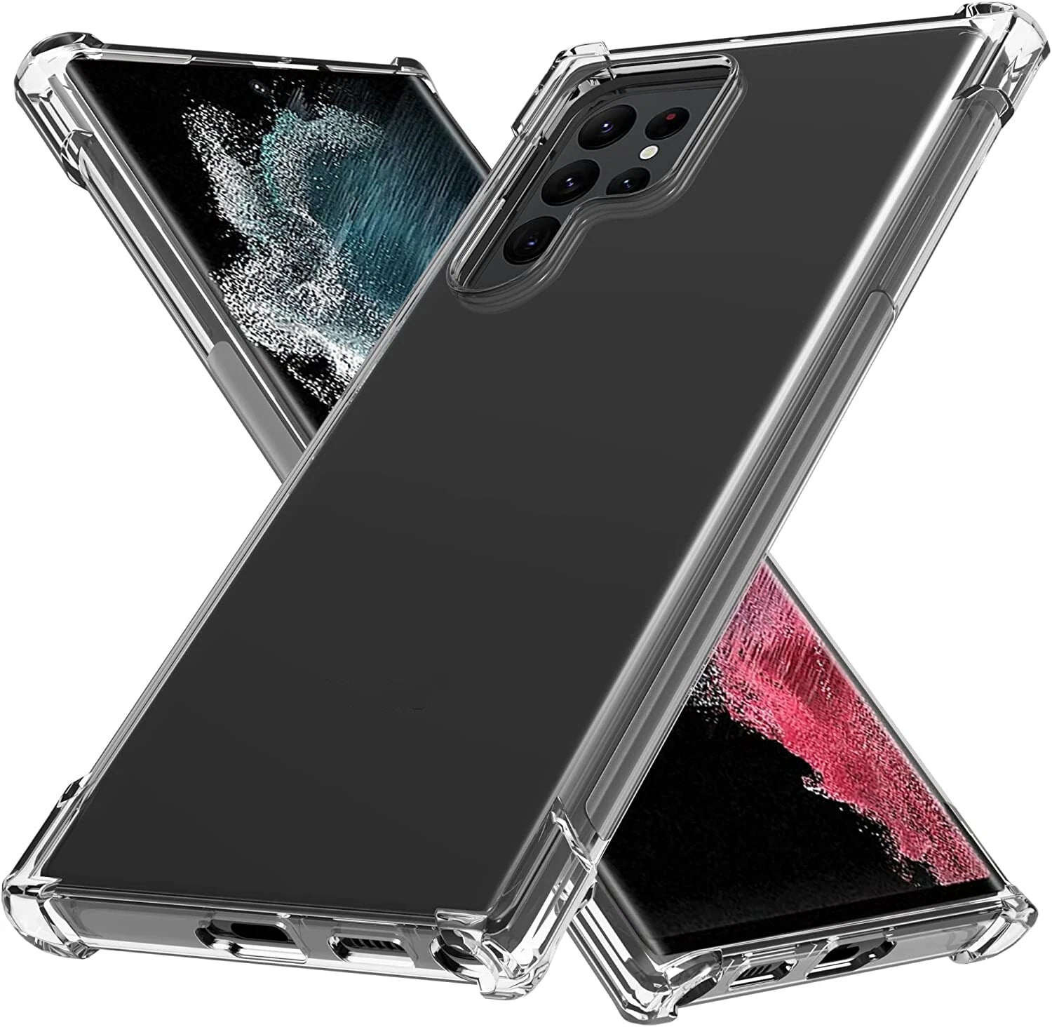 Hydrogel Screen Protector Camera Protector Shockproof Case for Samsung S24 Ultra