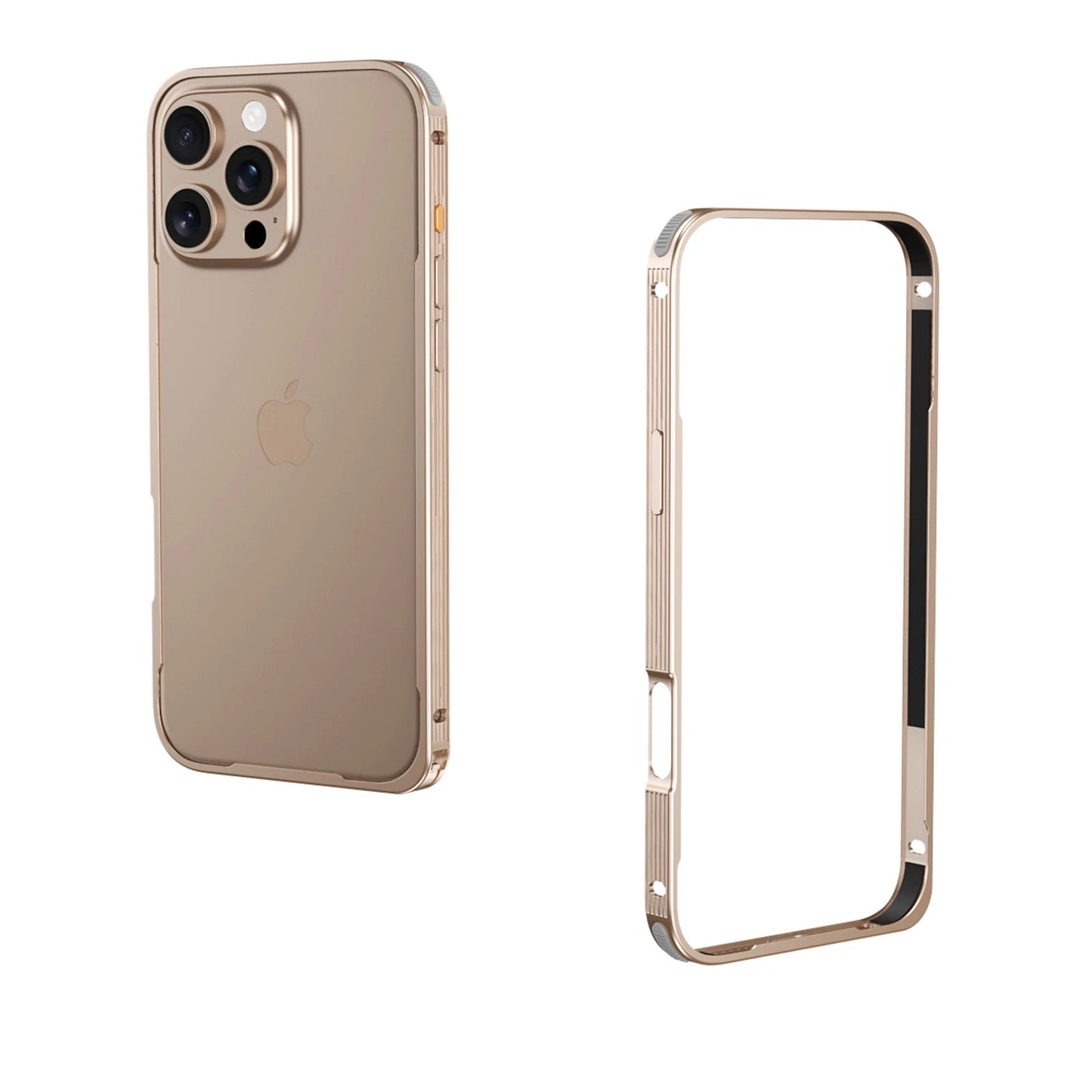 For iPhone 17 Pro Max 17Air 16 15 14 13 Metal Shockproof Rugged Slim Bumper Case