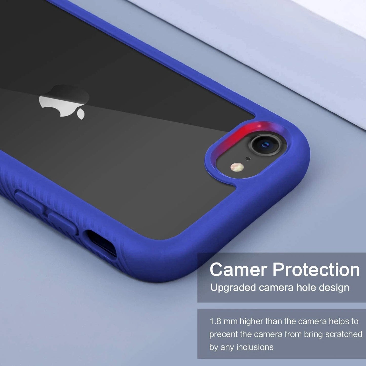 For iPhone SE Case /8/7 Plus/6S Phone Cover Shockproof Heavy Duty + Screen Glass