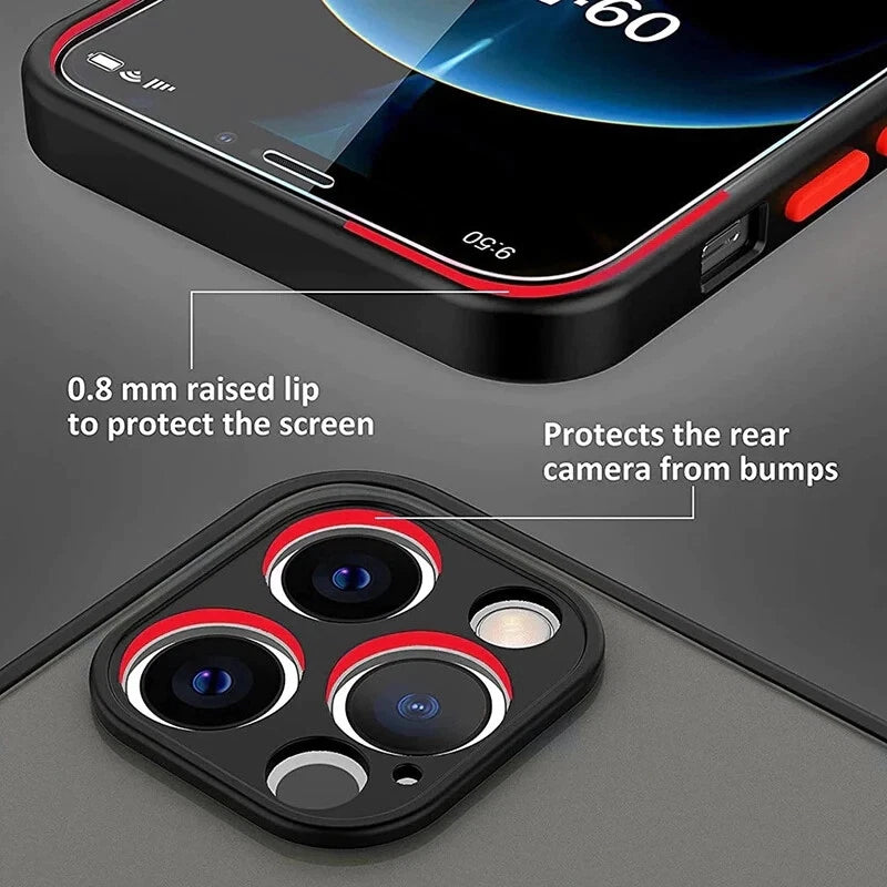 For iPhone 17 16 15 14 13 12 11 Pro Max Case Mag Safe Magnetic Camera Lens Cover