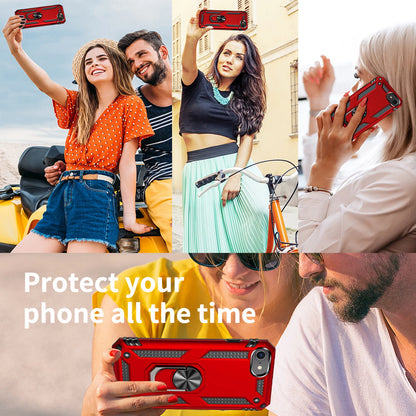 For iPhone SE Case /8/7/Plus/6S/SE 2020/Phone Cover Shockproof + Tempered Glass