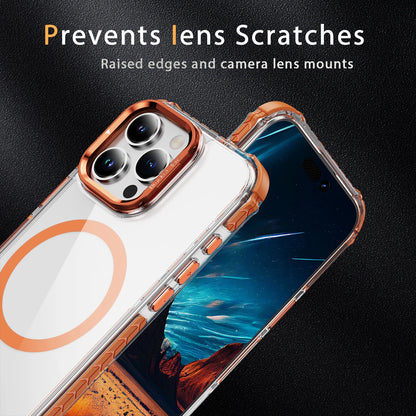 Shockproof Camera Stand Mag Safe Case For iPhone 17 16 15 14 Plus 13 12 Pro Max