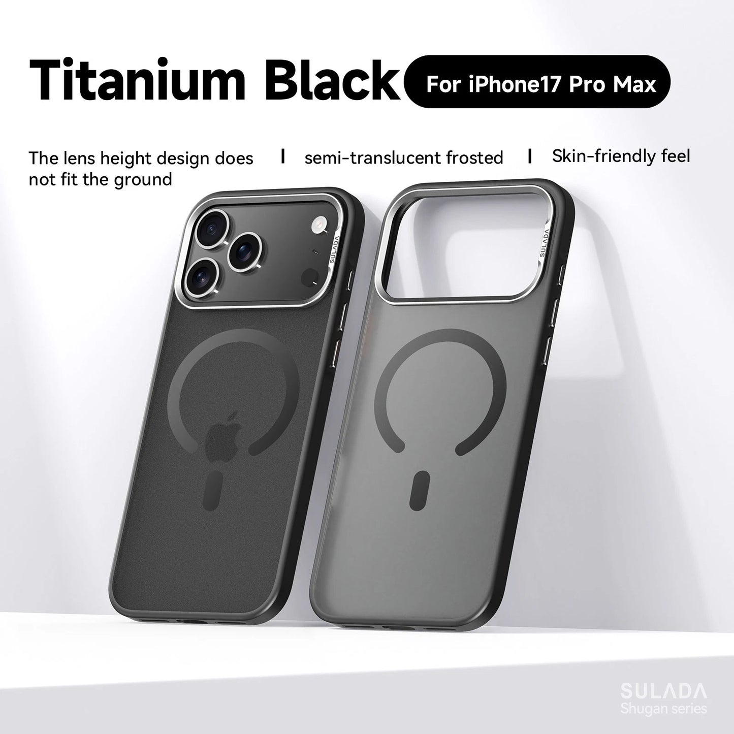 Frosted Magnetic Case Shockproof Hybrid Cover For iPhone 17 Pro Max 16 15 Pro