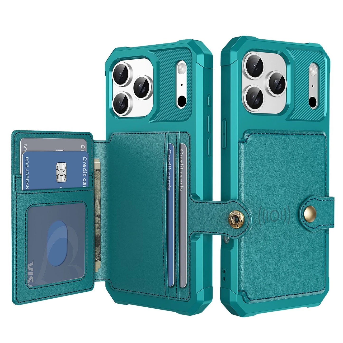 Leather Card Wallet Case Cover For iPhone 17 Pro Max Air 16 15 14 13 12 11 XR