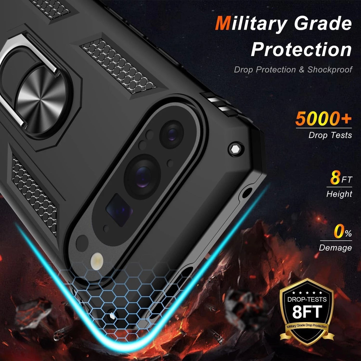 Capture Every Moment: Protective Google Pixel 9A Case / 9 Pro XL / 8A / 7 Phone Cover + Glass