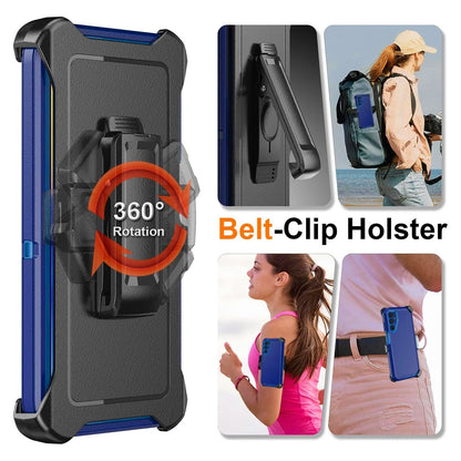 For Samsung Galaxy S25 Ultra S24 S23 S22 S20 FE Case Phone Cover + Screen Glass