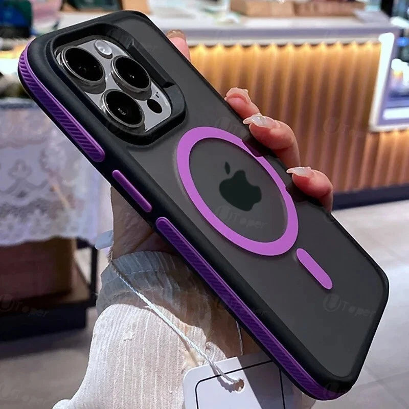 Magnetic Phone Case For iPhone 16 15 14 13 12 11 Pro Max Plus Bumper Hard Cover