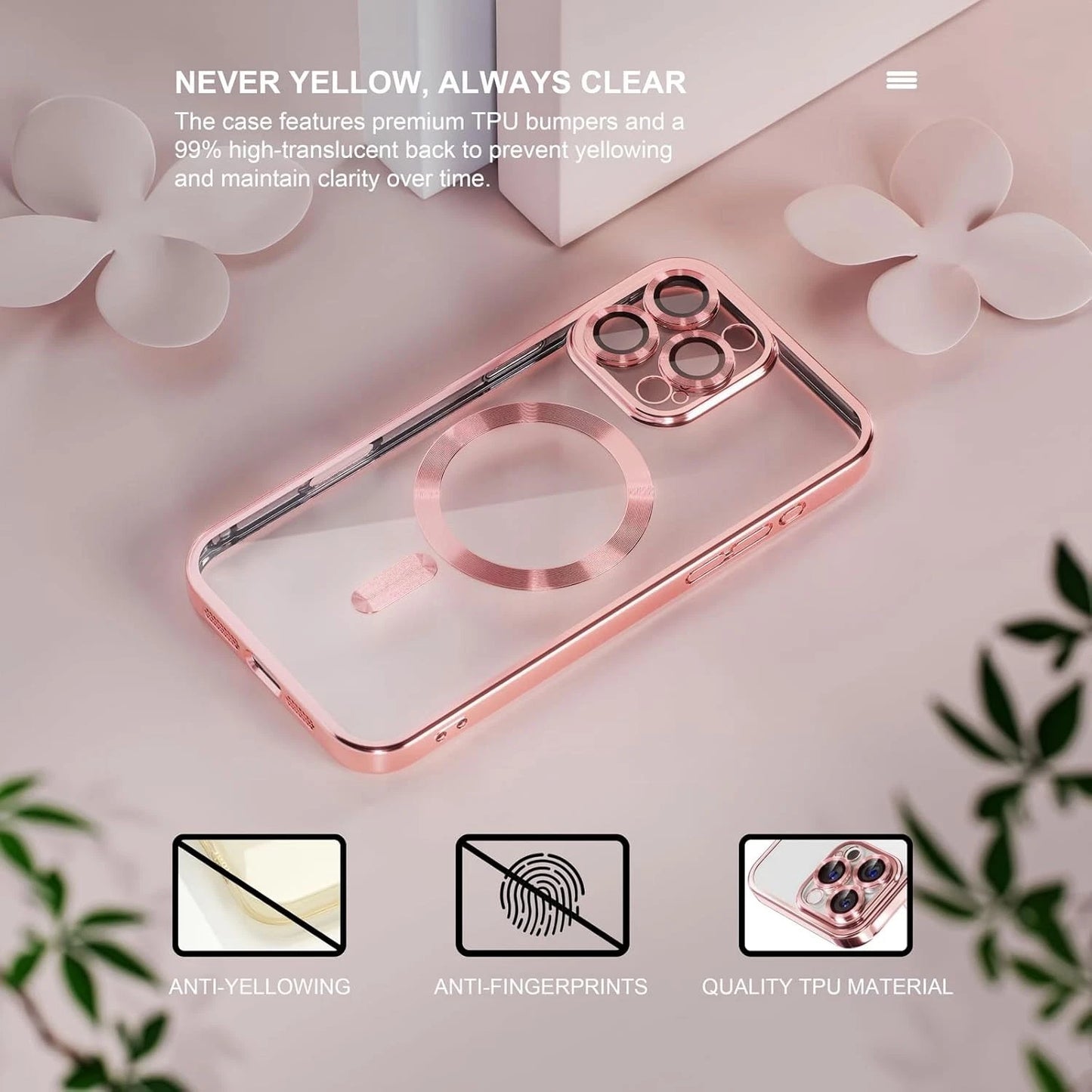For iPhone 16 Pro Max Case 15 14 13 Phone Cover Shockproof Rugged+Tempered Glass