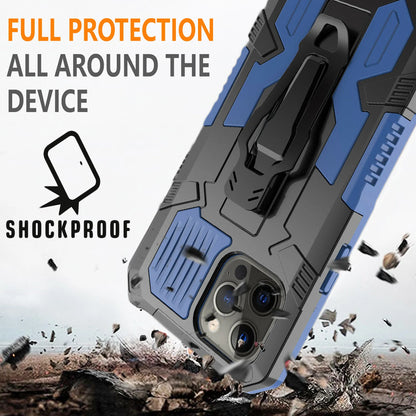 For iPhone 12 Case /12 Pro Max/Mini/ Phone Cover Shockproof Stand + Glass Screen