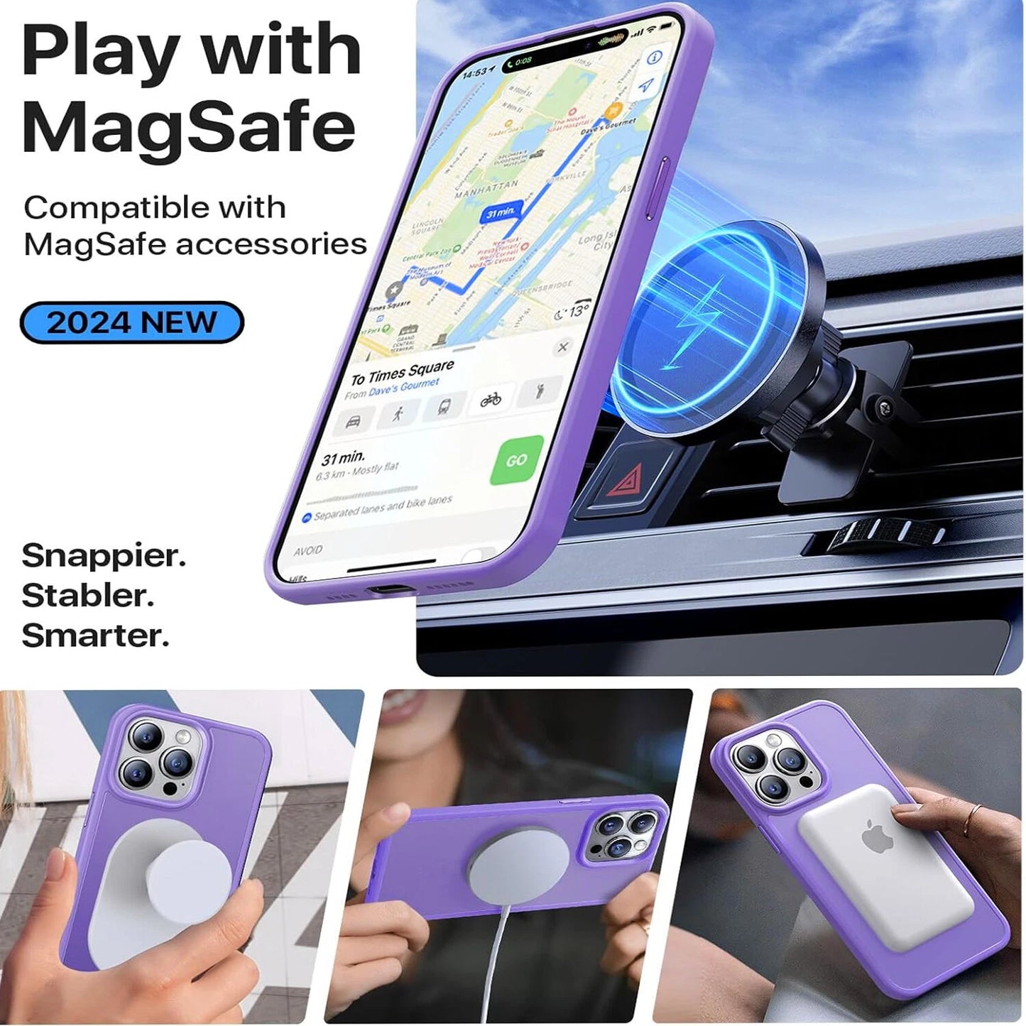 For iPhone 17 Pro Max Case 17 Pro 16 15 14 13 12 11 Phone Cover + Tempered Glass