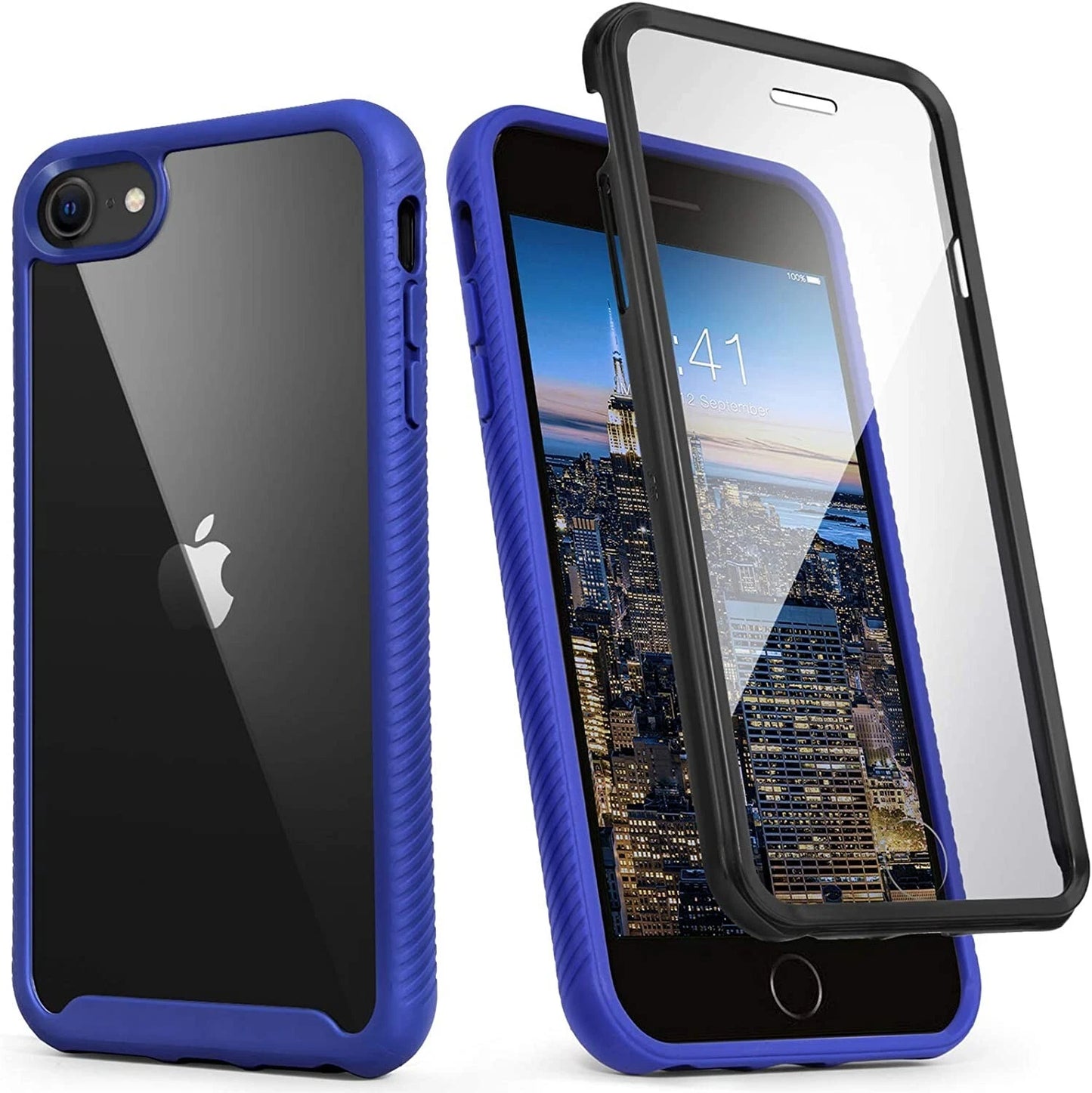 For iPhone SE Case /8/7 Plus/6S Phone Cover Shockproof Heavy Duty + Screen Glass