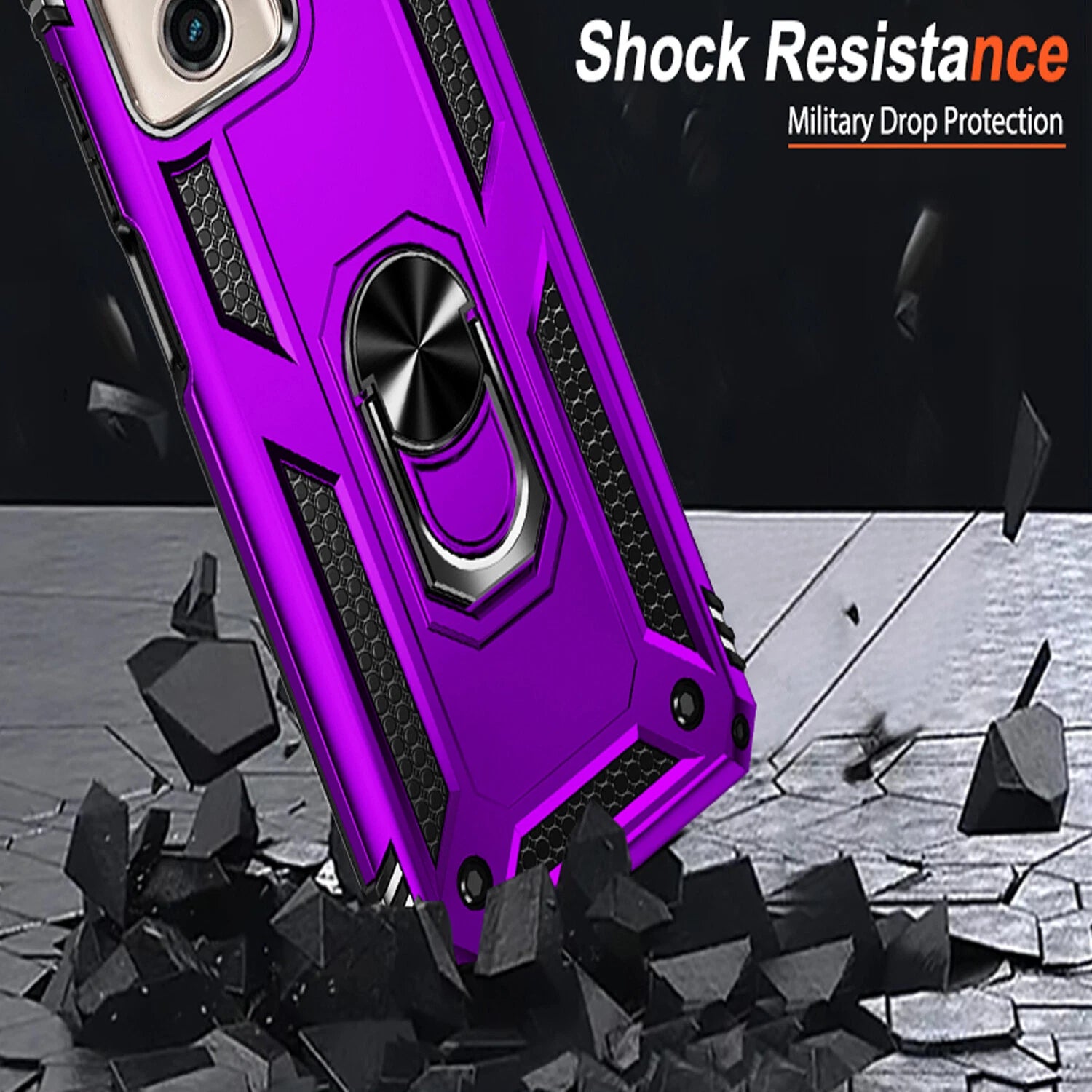For Motorola Moto G 2025 Case/5G 2024/2023/2022 Phone Cover + Tempered Glass