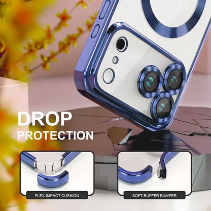 For iPhone 16 Pro Max Case 15 14 13 Phone Cover Shockproof Rugged+Tempered Glass