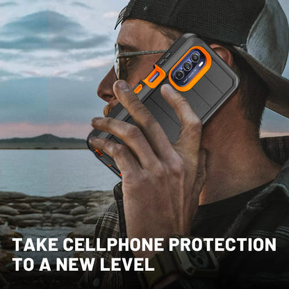 Rugged ShockProof Armor Hybrid Phone Case Cover Belt Clip Stand Screen Protector