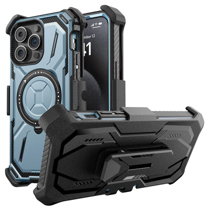 For iPhone 16 Pro Max 15 14 13 12 11 Heavy Duty Defender Case Belt Clip Holster