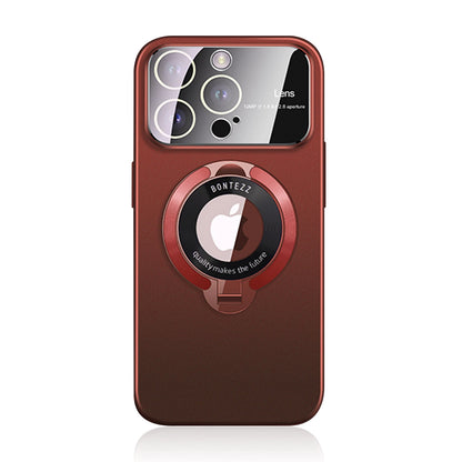 For iPhone 17 Pro Max 16 15 14 13 12 MagSafe Magnetic Lens Shockproof Stand Case