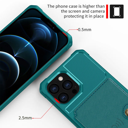 Leather Card Wallet Case Cover For iPhone 17 Pro Max Air 16 15 14 13 12 11 XR