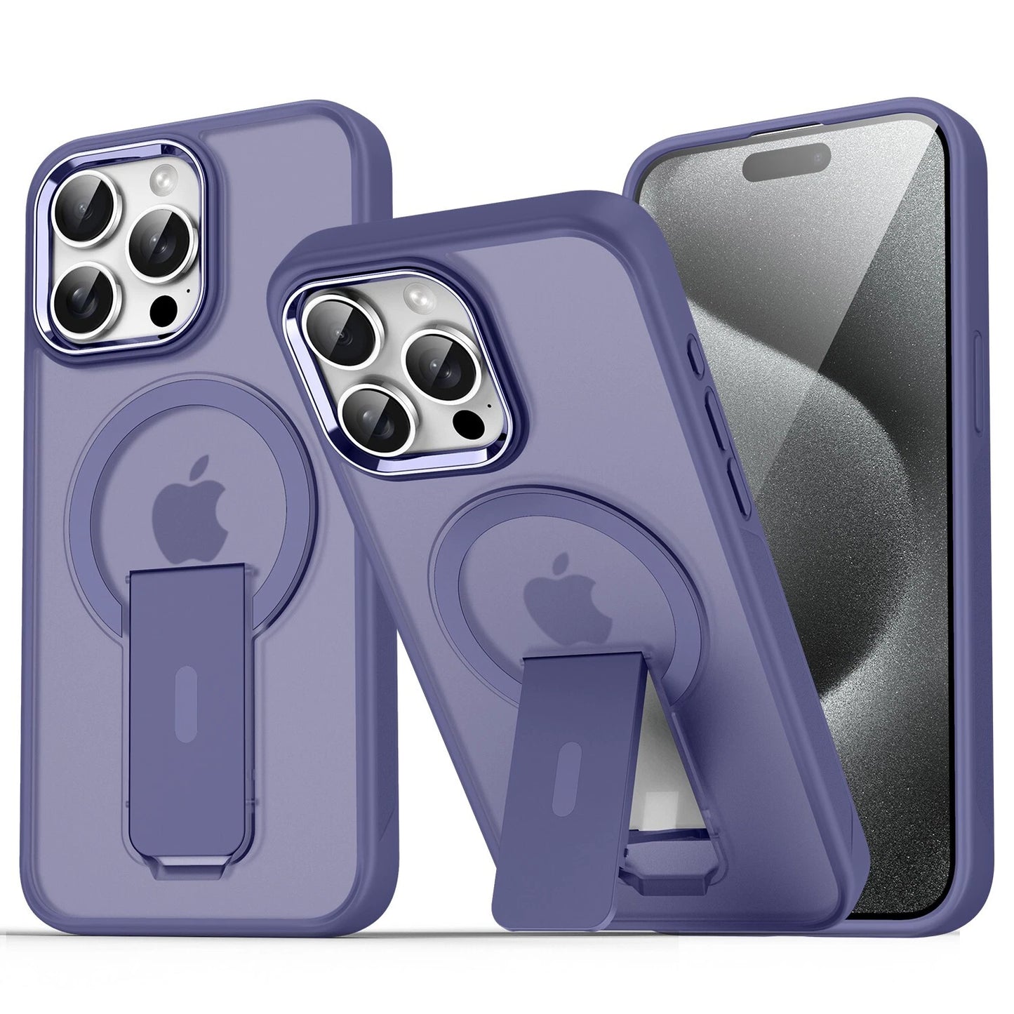 For iPhone 17 16 Pro Max 15 14 13 12 11 Heavy Duty Rugged Magnetic Case + Stand