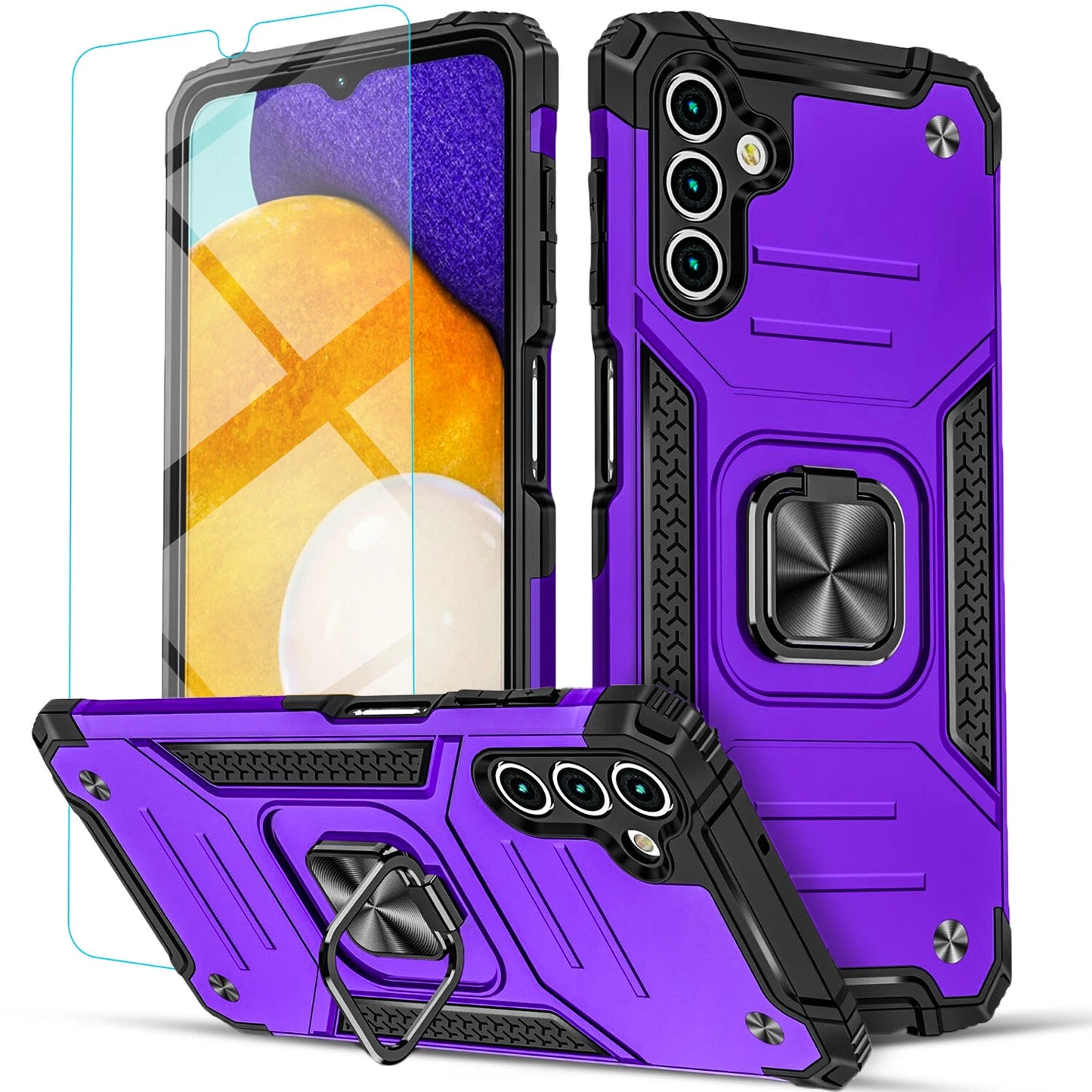 For Samsung Galaxy A15 5G Case /A14 5G/A54/A03S/A13 Phone Cover +Glass Protector