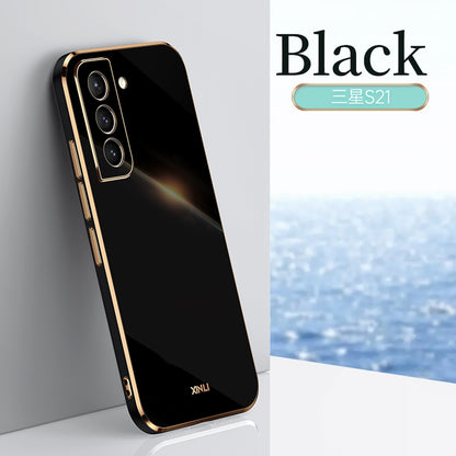 For Samsung S25 Ultra S24 S23 S22 S21 Plating Shockproof Case Ultra Thin Cover
