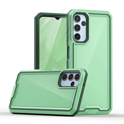 For Samsung Galaxy A16 A14 A15 A54 5G Phone Case PC+TPU Cover +Tempered Glass