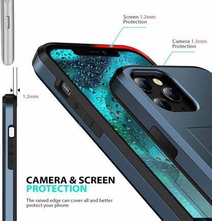 For iPhone 17 16 15 14 13 12 11 Pro Max Mini XR Case Cover Wallet Card Holder