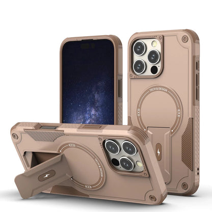 For iPhone 17 16 Pro Max 15 14 13 12 11 Heavy Duty Rugged Magnetic Case + Stand