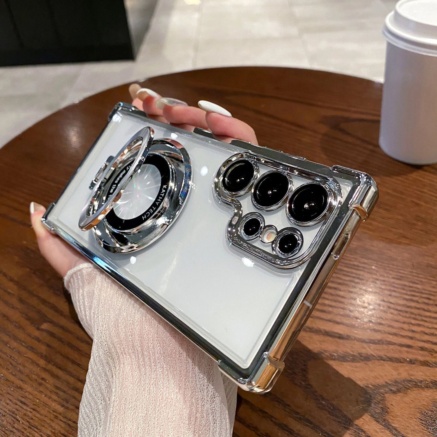 Case For Samsung Galaxy S25 Ultra S24FE S23 Shockproof Mag Safe Ring Stand Cover