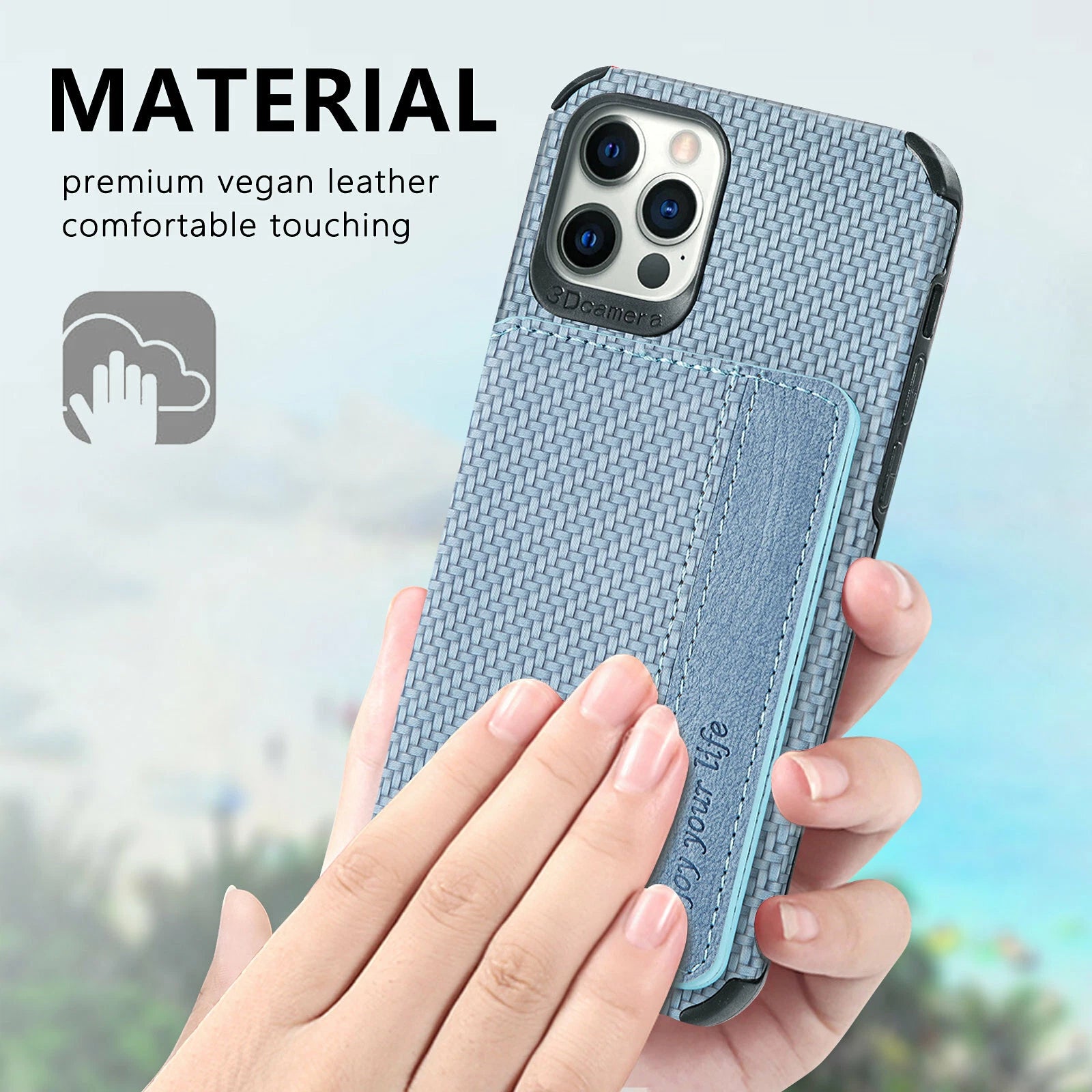 Magnetic Flip Wallet Card Holder Case For iPhone 14 15 16 17 Pro Max 13 12 11 7
