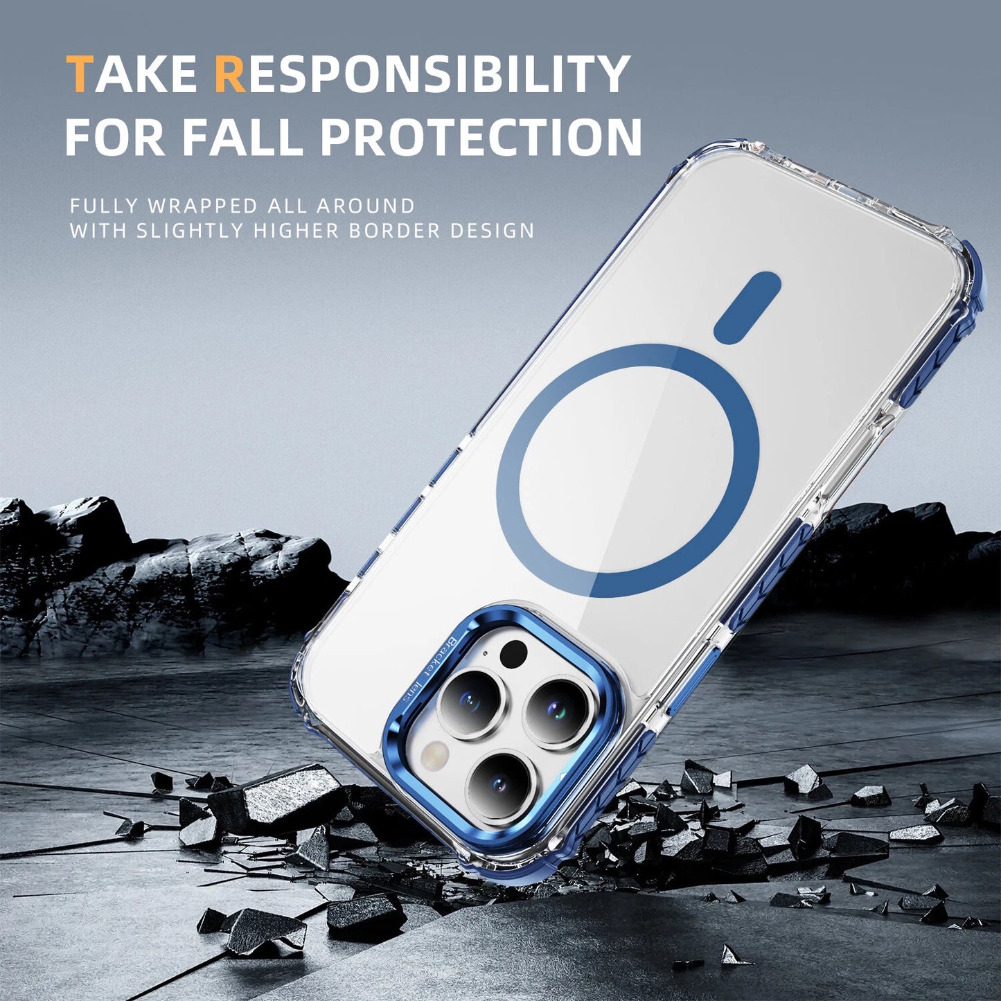 Shockproof Camera Stand Mag Safe Case For iPhone 17 16 15 14 Plus 13 12 Pro Max