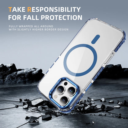 Shockproof Camera Stand Mag Safe Case For iPhone 17 16 15 14 Plus 13 12 Pro Max