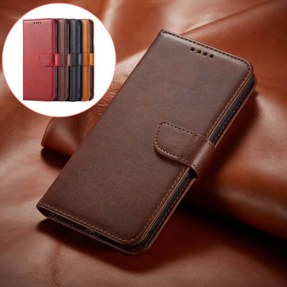 Leather Magnetic Flip Wallet Case For iPhone 17 16 15 14 Plus 13 12 Pro Max Air