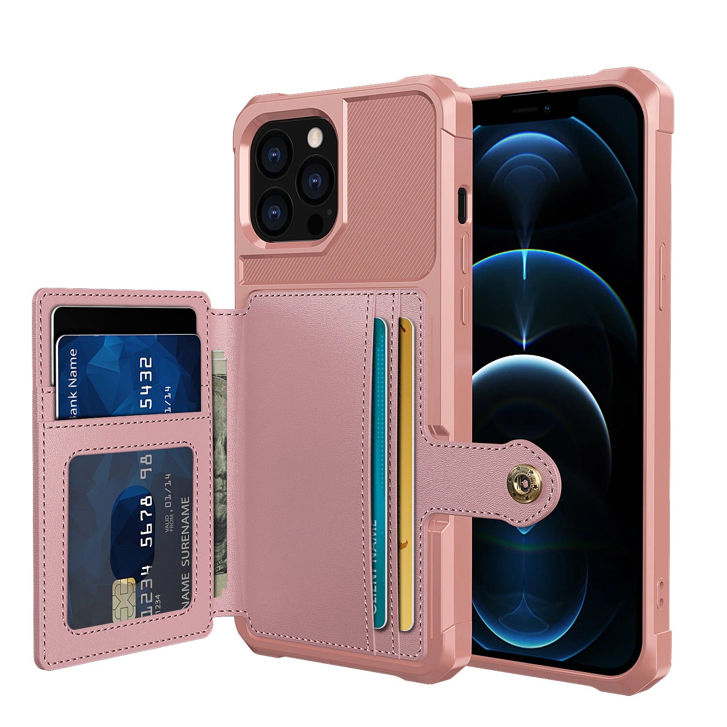 Leather Card Wallet Case Cover For iPhone 17 Pro Max Air 16 15 14 13 12 11 XR