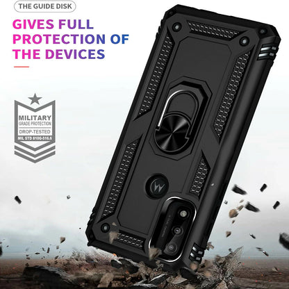 For Motorola Moto G Play 2024 Case /2023 Phone Cover Shockproof + Tempered Glass