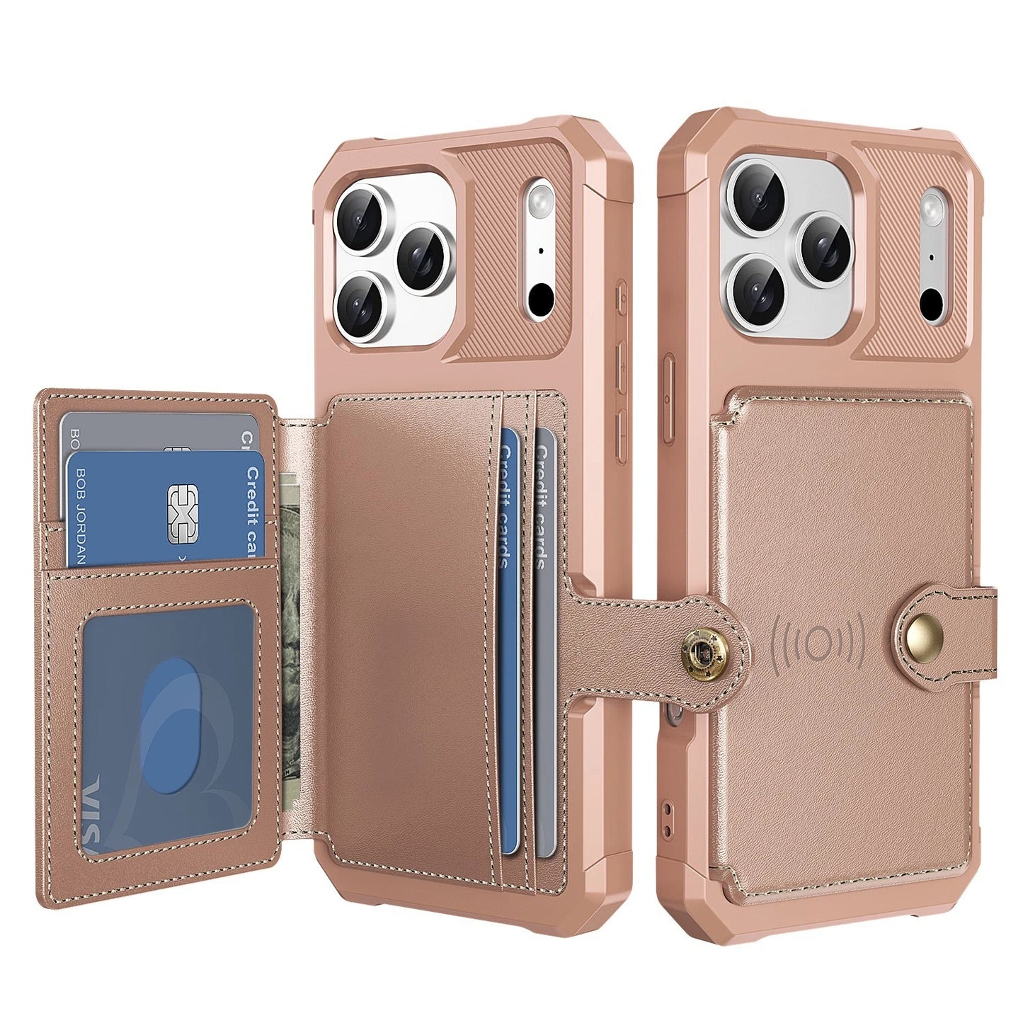 Leather Card Wallet Case Cover For iPhone 17 Pro Max Air 16 15 14 13 12 11 XR