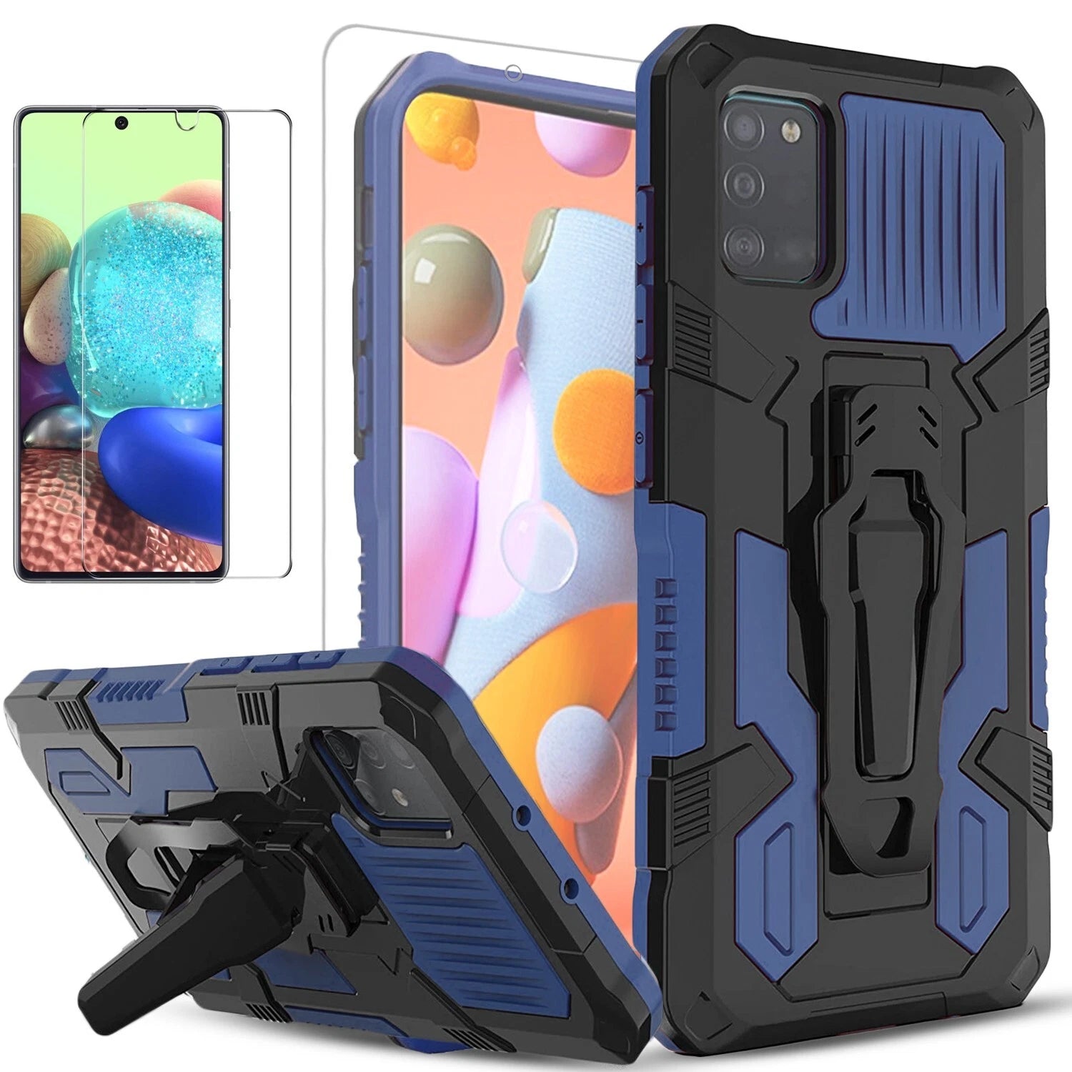 For Samsung Galaxy S20 FE 5G Case /Ultra/Plus Phone Cover +Tempered Glass Screen