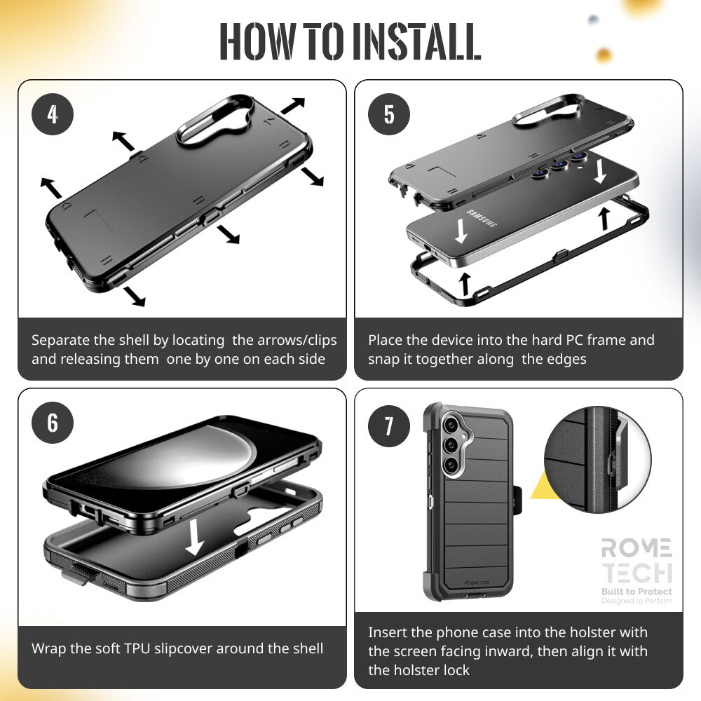 Recycled Materials Shockproof Case for Samsung Galaxy S24 Ultra, S24+, S24 - Eco-Shield