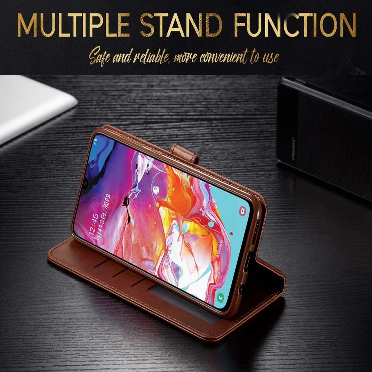 For Samsung Galaxy A16 5G A15 A14 A54 A03S A13 Case Phone Cover + Tempered Glass