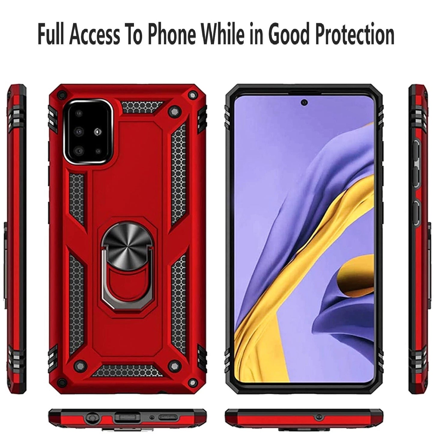 For Samsung Galaxy S20 FE 5G Case /Ultra/Plus Phone Cover +Tempered Glass Screen