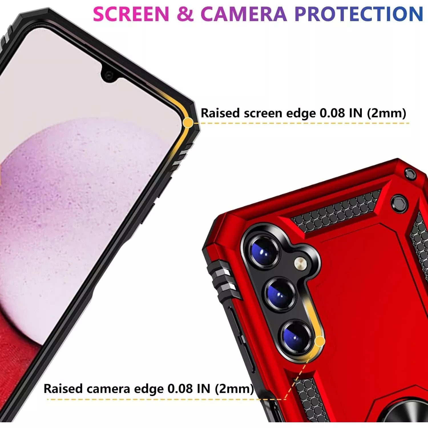 For Samsung Galaxy A16 A17 5G A15 A14 A54 A03s A13 A32 Case Phone Cover + Screen