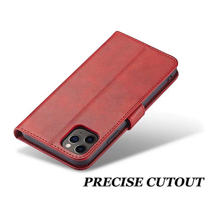 Leather Magnetic Flip Wallet Case For iPhone 17 16 15 14 Plus 13 12 Pro Max Air
