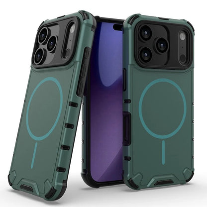 For iPhone 17 Pro Max 16 15 14 13 12 Shockproof Armor Magnetic Attraction Cover