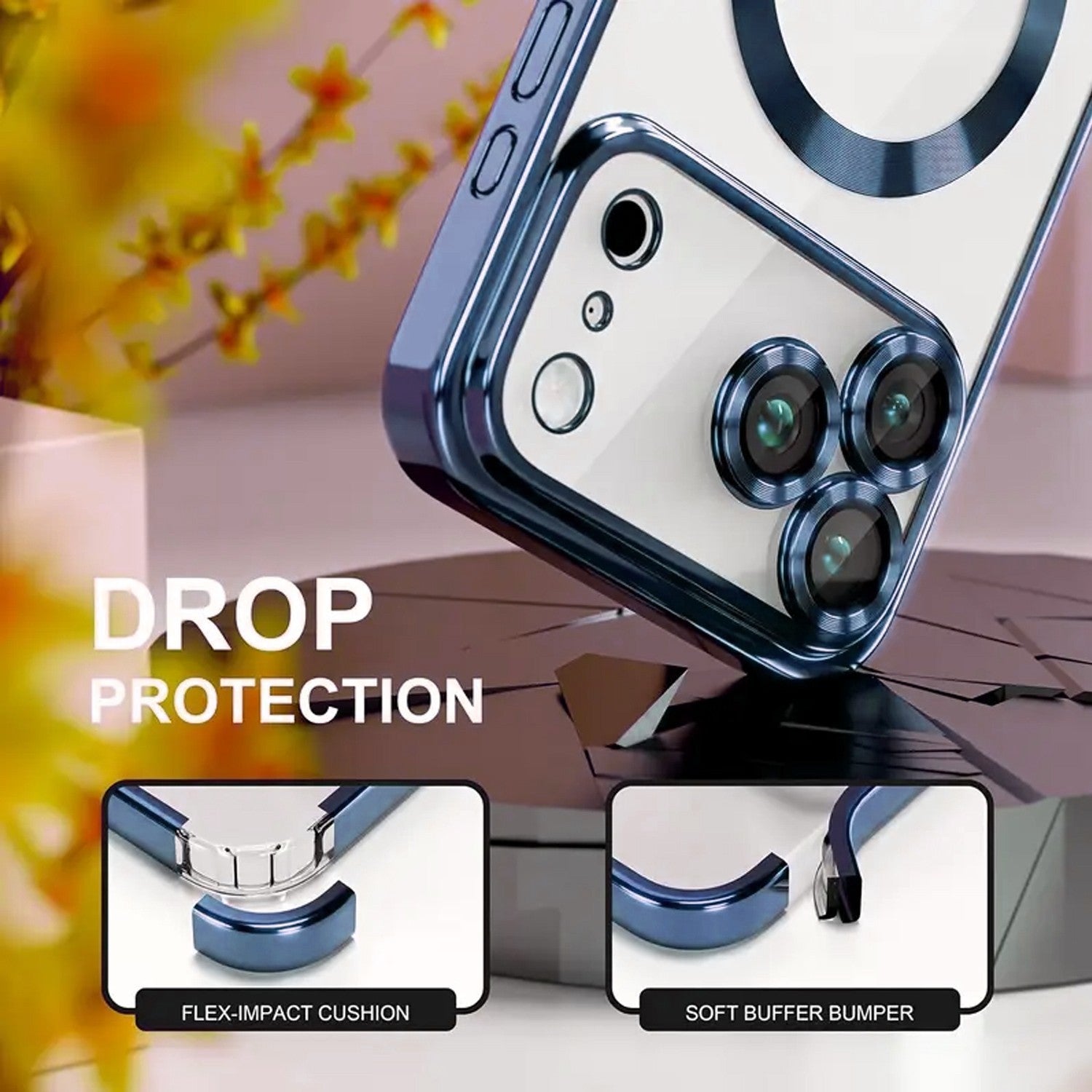 For For iPhone 17 Pro Max 17 Air 16 Case Shockproof Phone Cover + Tempered Glass