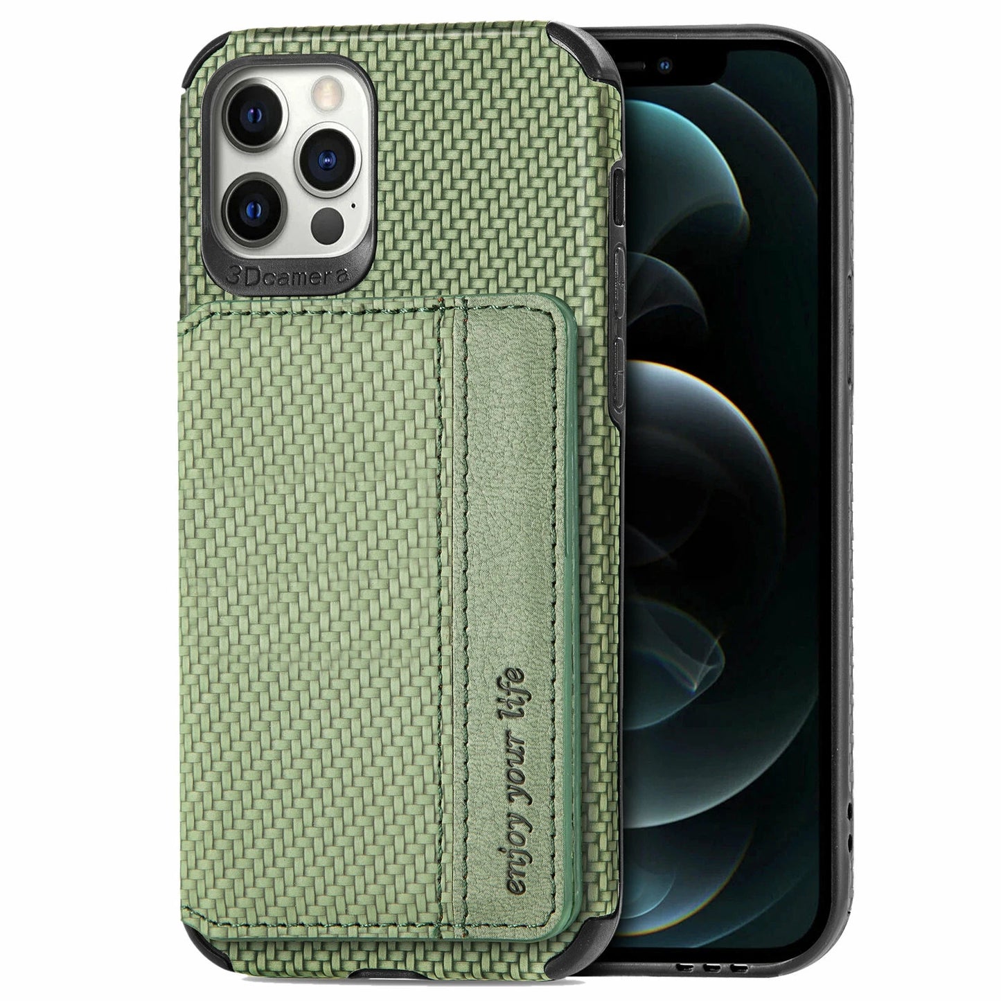 Magnetic Flip Wallet Card Holder Case For iPhone 14 15 16 17 Pro Max 13 12 11 7